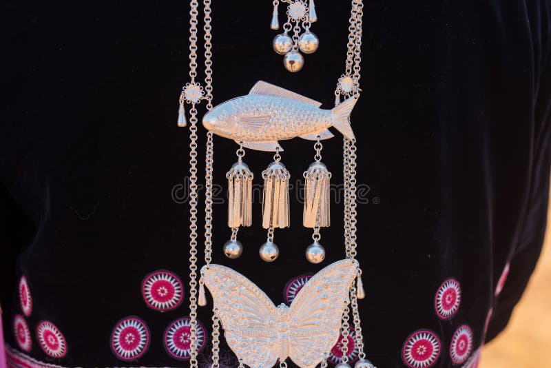 Traditional Hill Tribe Silver Ornaments. Stock Image Image of culture, people 66597815