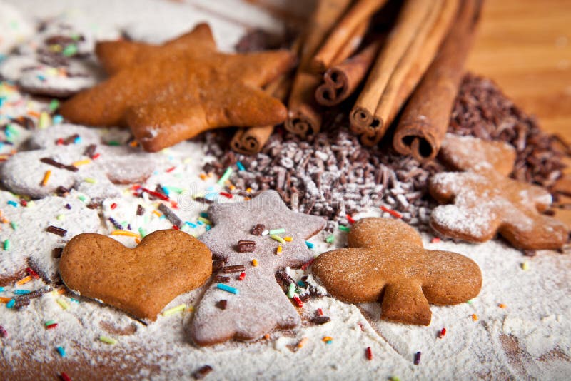 Traditional Home Baked Ginger Cookies Stock Image Image of closeup, baking 17410477