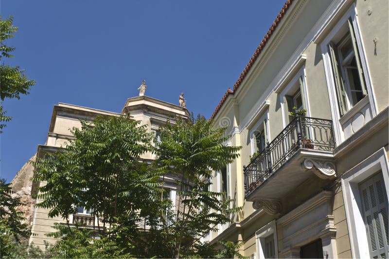 Traditional House at Athens in Greece Stock Photo Image of athina