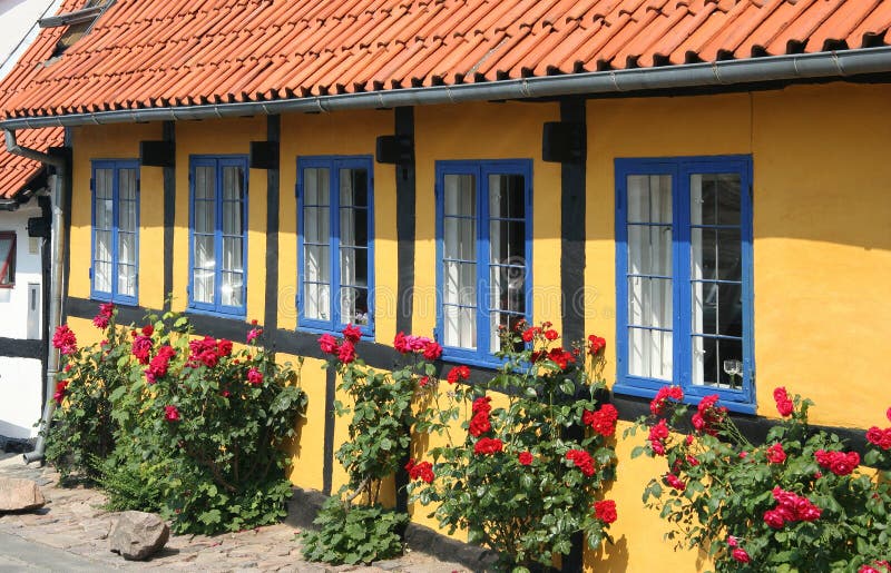 Traditional House in Bornholm Stock Photo Image of city, home 6318044