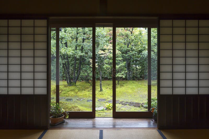 Traditional house interior in Japan royalty free stock photos Traditional house interior in Japan royalty free stock photos