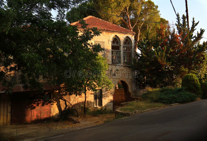 A traditional house in the Lebanese village of Bechmezzine. A traditional house in the Lebanese village of Bechmezzine