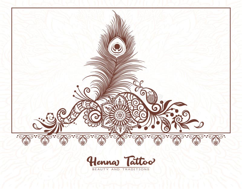Pin by Amallina Izzati on henna  Henna tattoo designs Henna feather Henna  designs