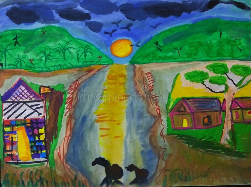 Featured image of post Environment My Village Drawing Competition / Here is a bank, sorry for such a small supply of money, i created it only the day before yesterday.