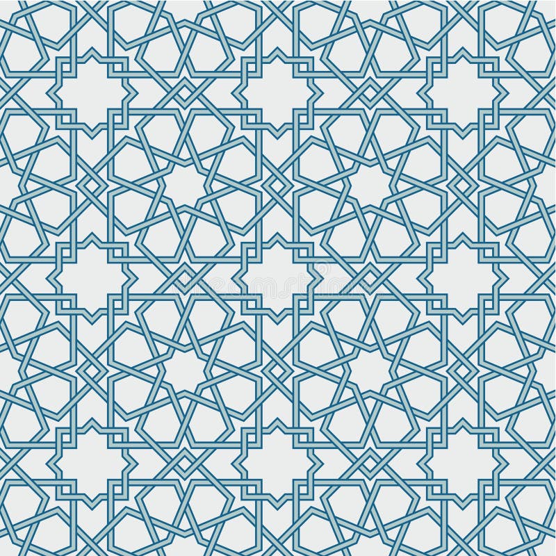 Traditional Islam Geometric Pattern Seamless Stock Vector