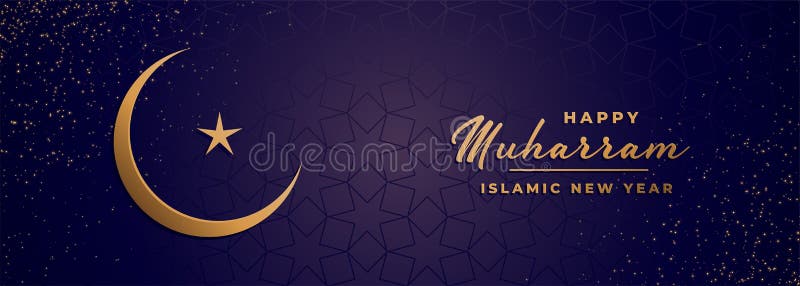 Traditional Islamic New Year and Muharram Festival Banner Design ...