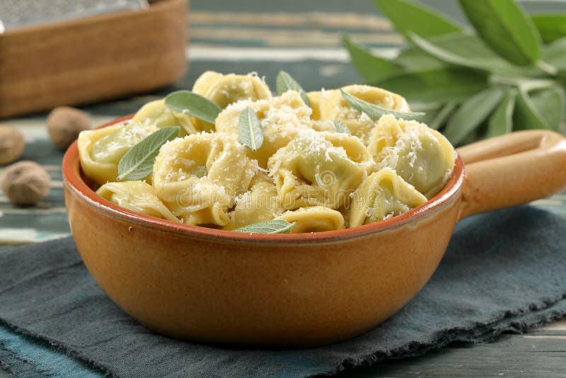 Traditional Italian Dumpling Pasta Tortellini Stock Image Image of