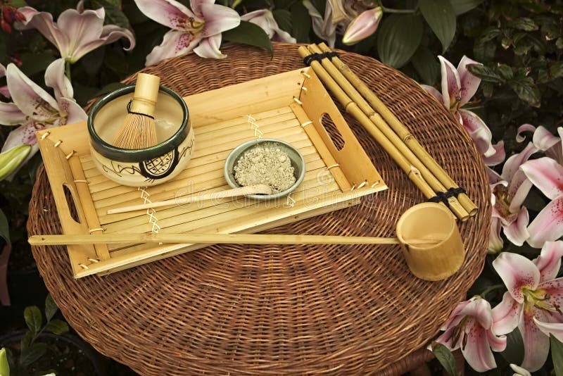 Traditional Japanese Tea Set Stock Photo Image of ceremony, bowl 5132334