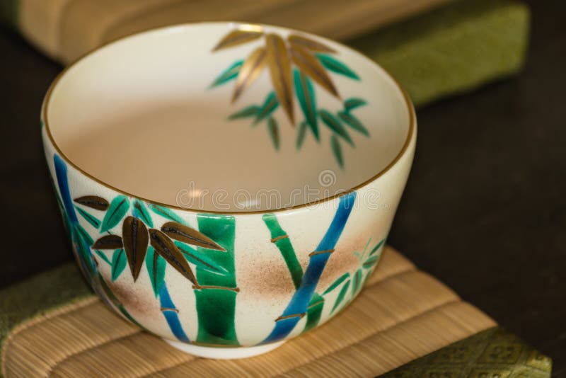 Traditional Japanese Teacup Stock Image Image of porcelain