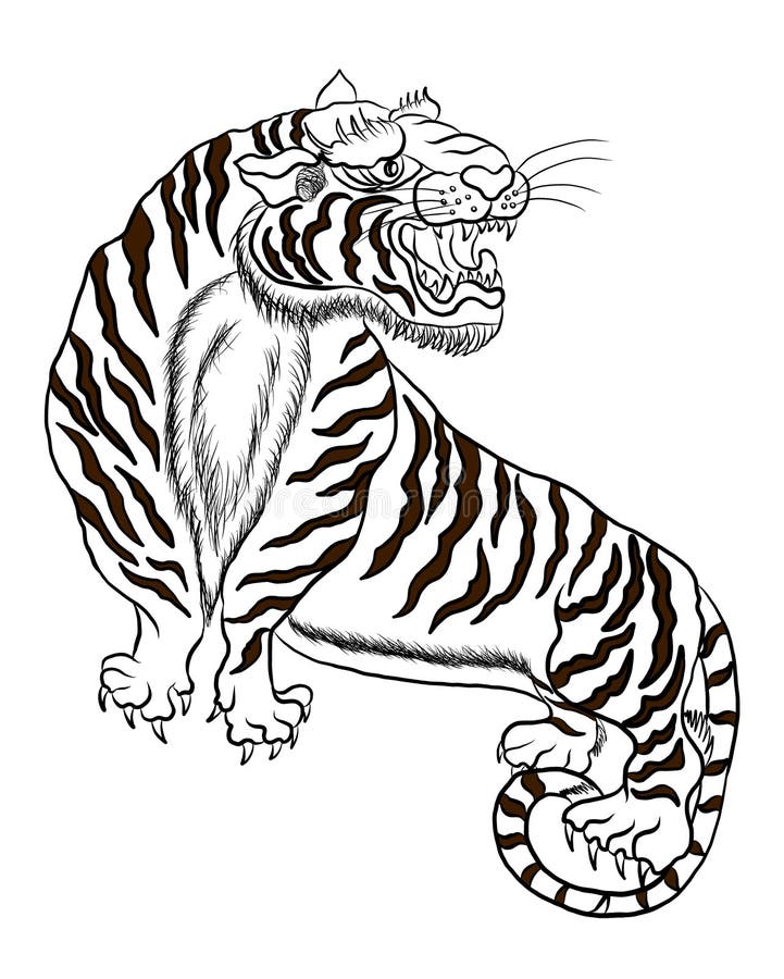 KOREAN TIGER TATTOO FLASH Under  Bomi Jungle Tattoo  Facebook