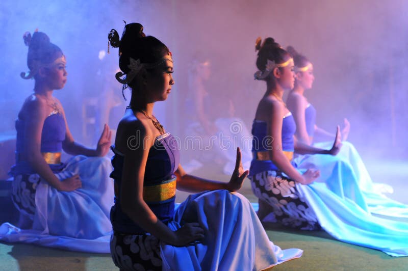 Traditional Javanese Puppet stock photography