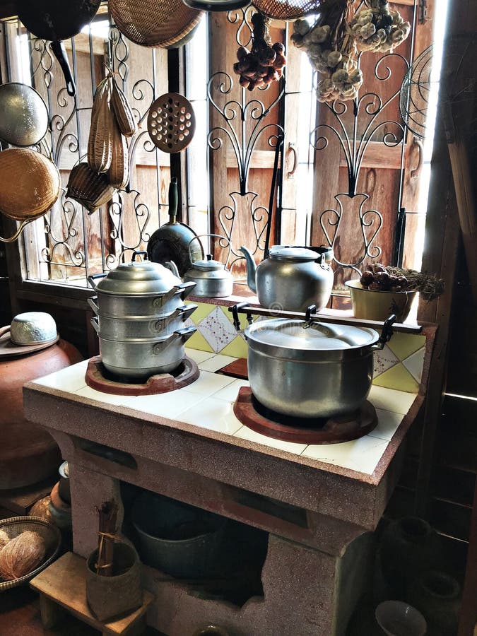 460 Old Traditional Thai Kitchen Equipment Photos Free & RoyaltyFree