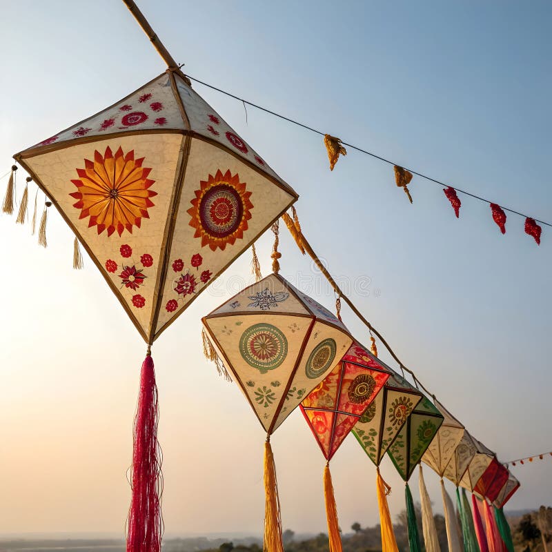 Making Kite Illustrations