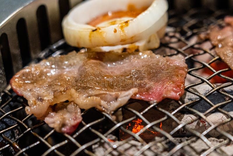 Traditional Korean Beef Barbecue on Charcoal Grill Stock Image Image of asian, barbecue 272464081