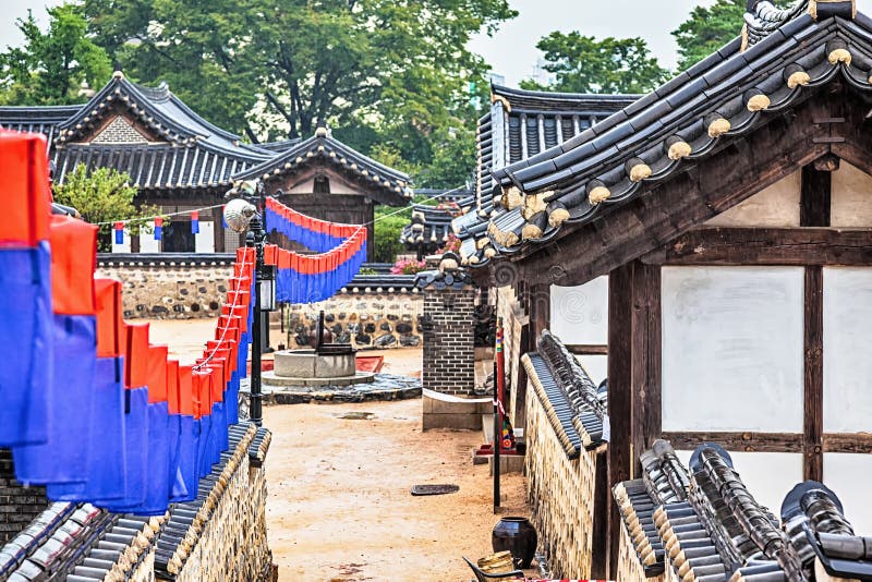 Traditional korean village stock image Image of culture Traditional korean village stock image Image of culture