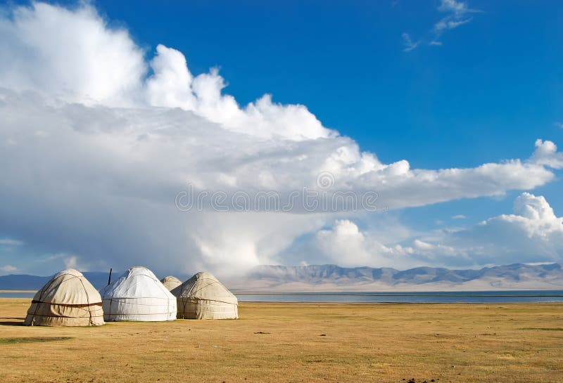 Traditional kyrgyz house