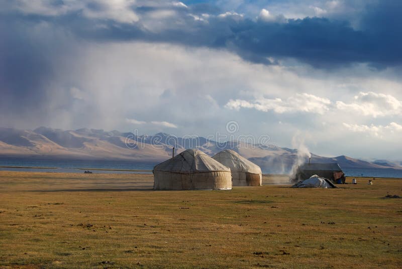 Traditional kyrgyz house