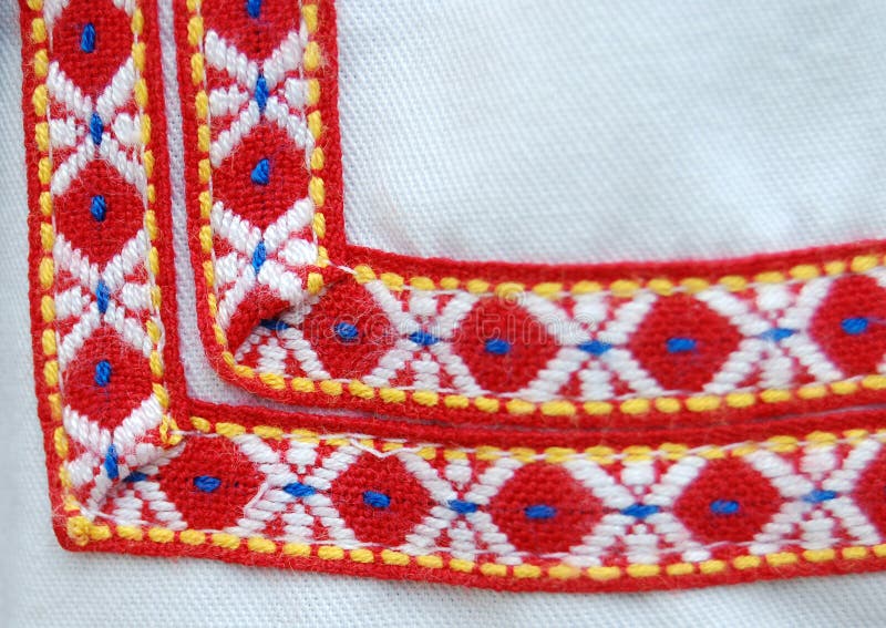 Traditional macedonian costume, details