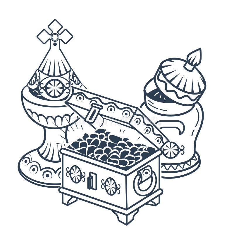 clipart of gold frankincense and myrrh