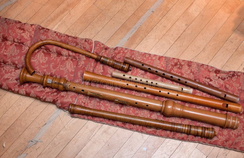 Traditional Medieval Recorders and Crumhorn
