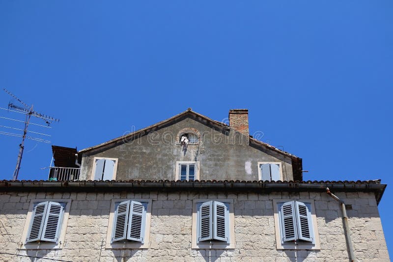 Mediterranean Architecture in Split, Croatia royalty free stock image