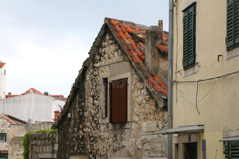 Mediterranean Architecture in Split, Croatia royalty free stock images