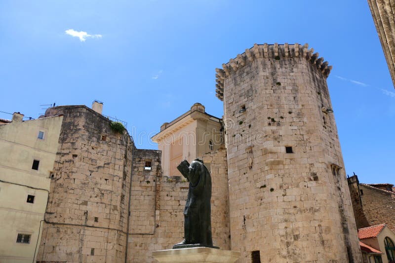 Mediterranean Architecture in Split, Croatia royalty free stock images