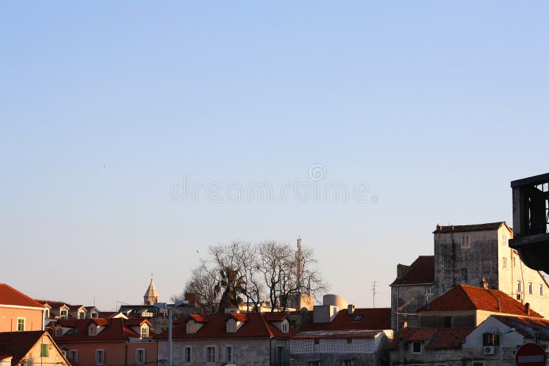 Mediterranean Architecture in Split, Croatia royalty free stock images