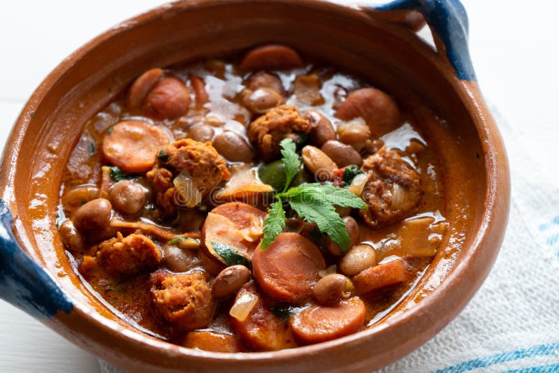 Mexican Beans Called Charros Stock Photo Image of cooked, mexico