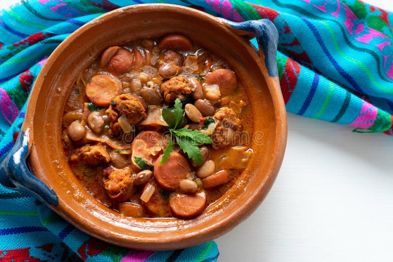 Mexican Beans Called Charros Stock Image Image of authentic, called