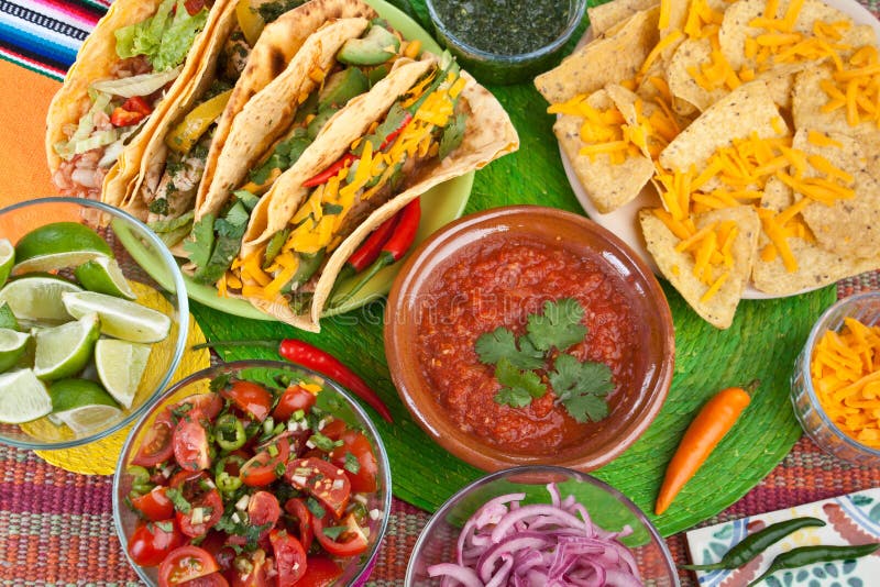 Traditional Mexican Food stock photography