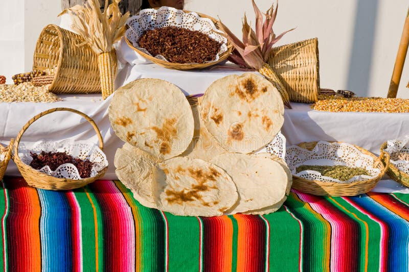 Traditional mexican foods royalty free stock photo