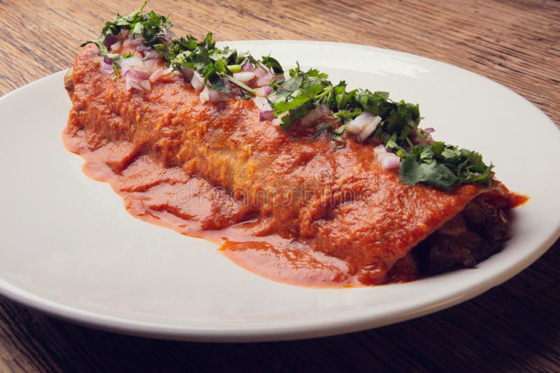 Traditional Mexican Gourmet Food. Gourmet Mexican Food with Chili