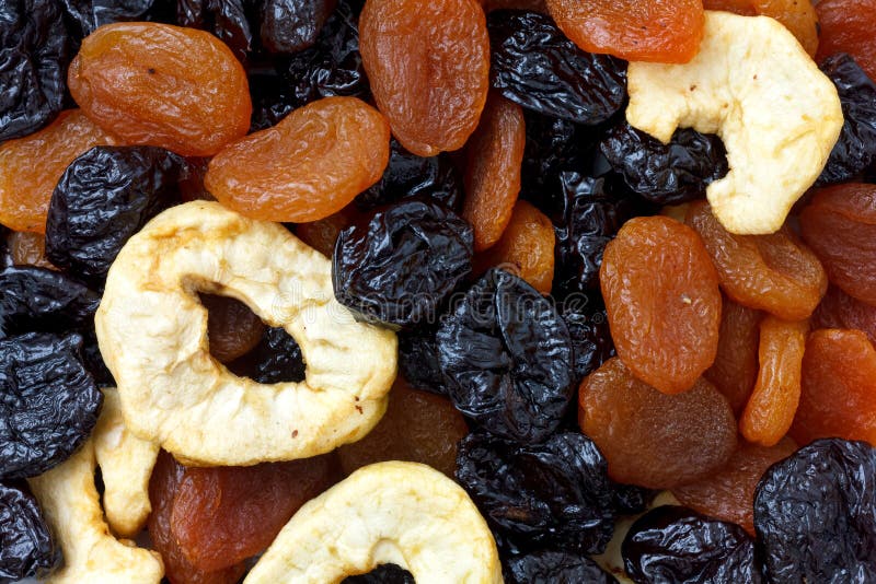 Traditional Mixed Dried Fruit. Stock Photo Image of prunes, fruits