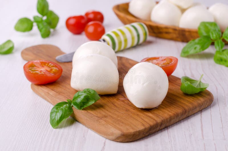 Traditional Mozzarella Cheese Stock Photo Image of mediterranean