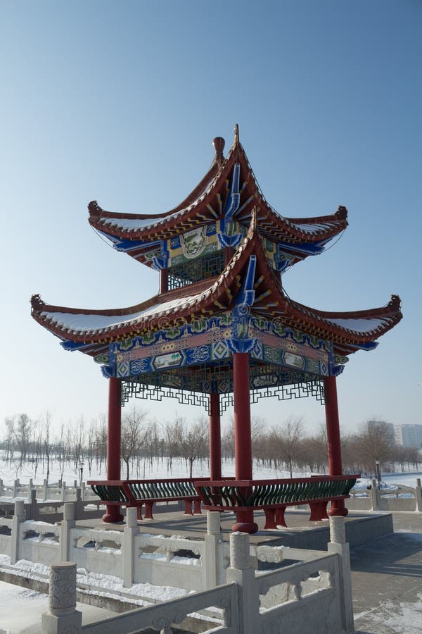 Chinese architecture pavilion