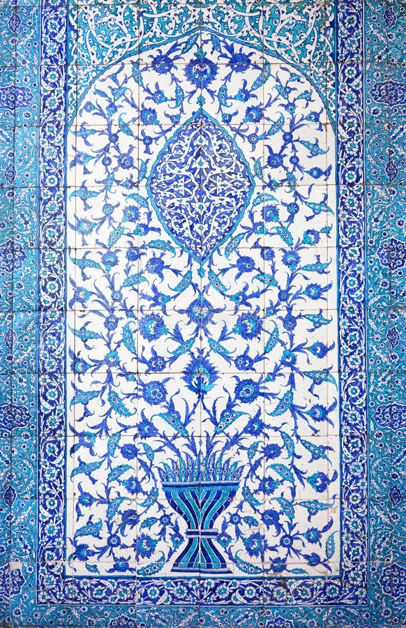 Traditional Oriental Art / Close-up photo of handmade Turkish tiles, Istanbul, Turkey. Traditional Oriental Art / Close-up photo of handmade Turkish tiles, Istanbul, Turkey