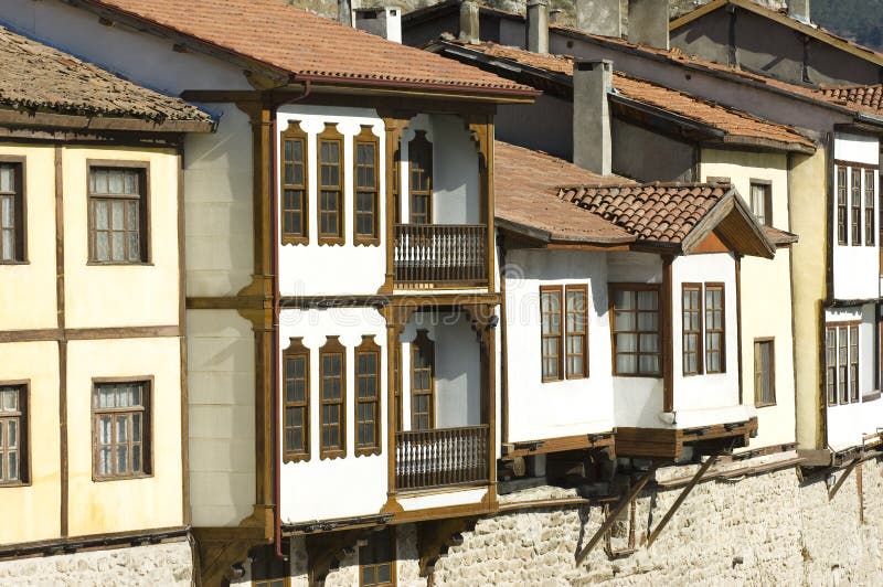 Traditional Ottoman Houses in Amasya, Turkey