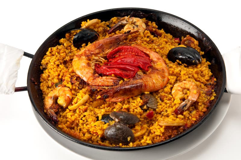 Seafood Paella stock image. Image of food, dish, national 29312825