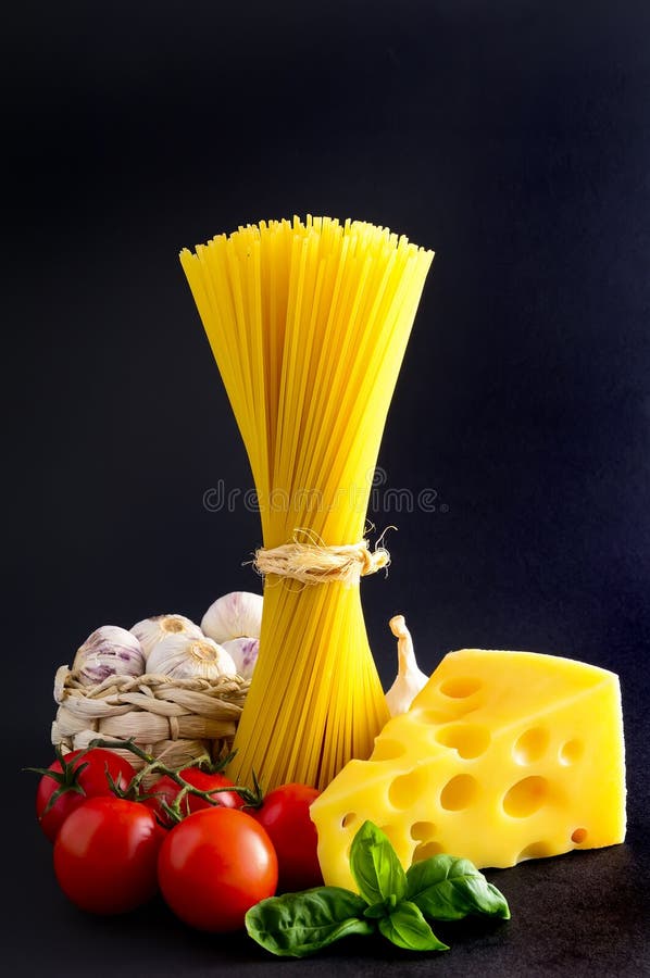 Pasta ingredients stock photo. Image of food, noodle 18711042