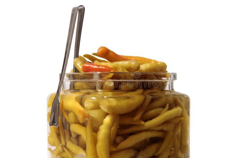 Traditional Pepper Pickle. royalty free stock photography