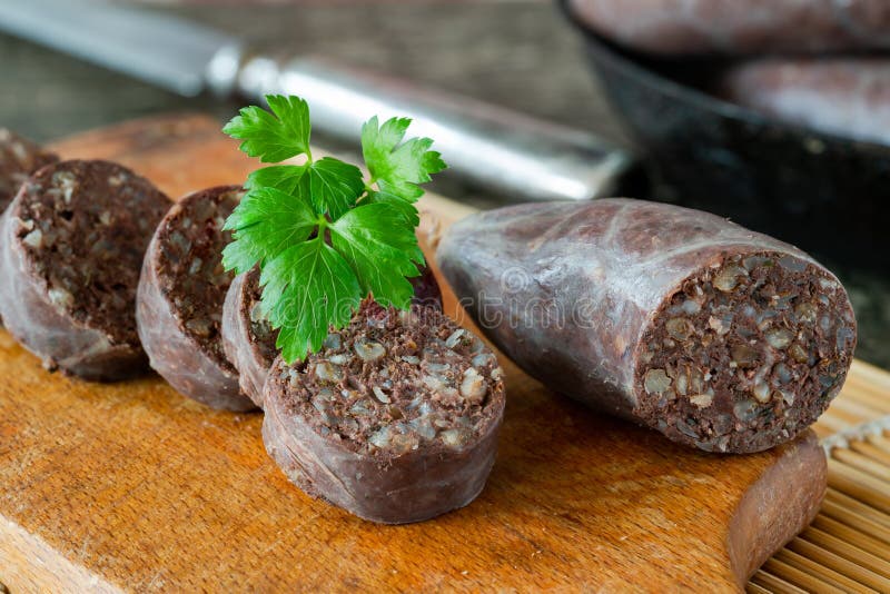 Polish black pudding stock image. Image of diet, food 258015757