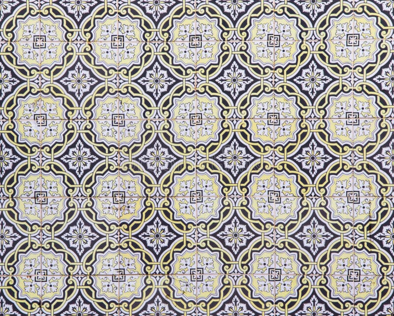 Traditional Portuguese ceramic tiles, pattern royalty free stock photos Traditional Portuguese ceramic tiles, pattern royalty free stock photos