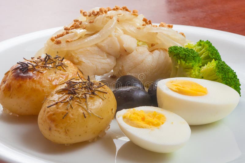 Traditional Portuguese Cod stock photo. Image of portuguese 68294874