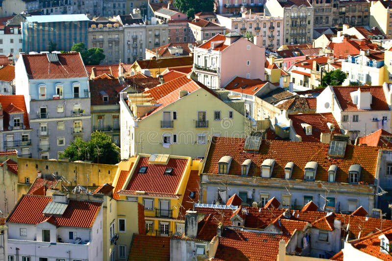 Traditional Portuguese Homes Stock Image Image of colorful