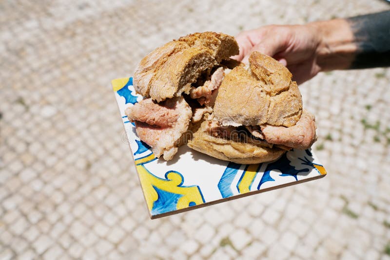 Bifanas - The Most Popular Sandwich in Portugal.