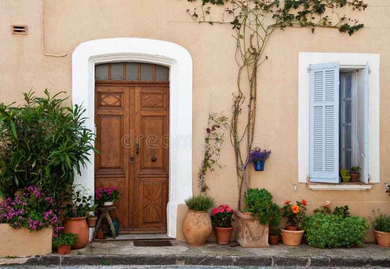 Provencal Home French Countryside Living Stock Image - Image of rental ...