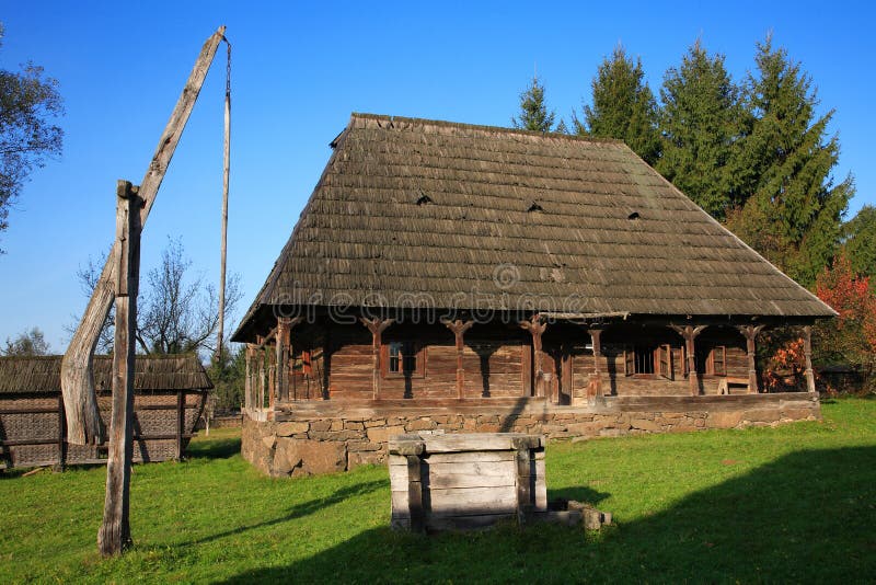 Traditional romanian village