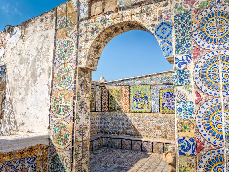 Traditional rooftop in Tunis, Tunisia