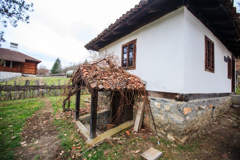 Traditional rural house Serbia